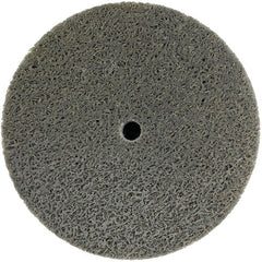 3″ × 1/4″ Non-Woven Unitized Wheel, Series 6, AO - Fine, 1/4″ Arbor Hole - Exact Tooling
