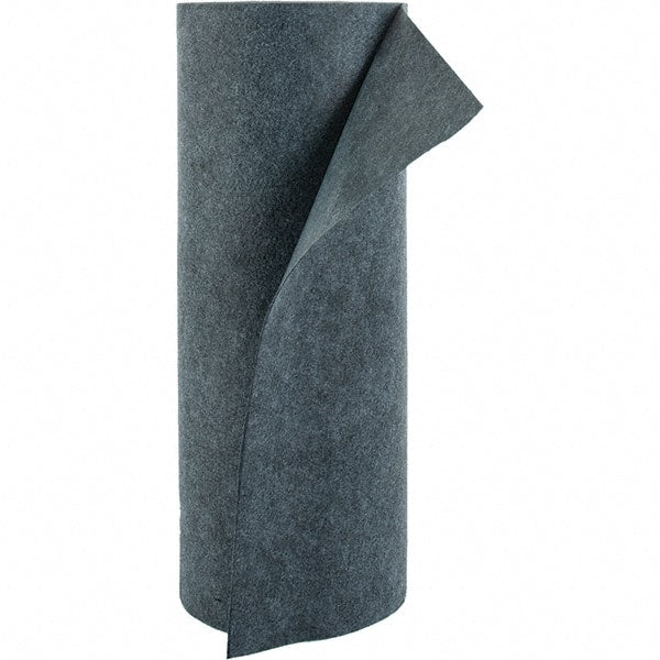 PRO-SAFE - 36 Gal Capacity per Package, Universal Roll - 150' Long x 3' Wide, Gray, Polypropylene - Exact Tooling