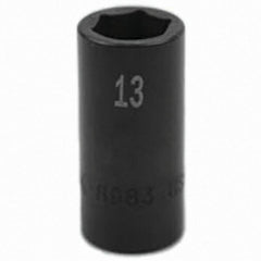 SK - Impact Socket - 3/8"DR 6PT 13MM SEMI-DEEP IMPACT SOCKET - Exact Tooling