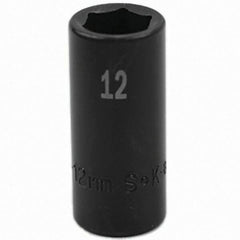 SK - Impact Socket - 3/8"DR 6PT 12MM SEMI-DEEP IMPACT SOCKET - Exact Tooling