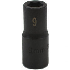 SK - Impact Socket - 3/8"DR 6PT 9MM SEMI-DEEP IMPACT SOCKET - Exact Tooling
