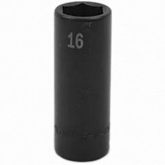 SK - Impact Socket - 3/8"DR 16MM DEEP IMPACT SOCKET - Exact Tooling