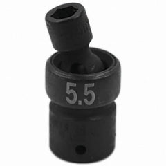 SK - Impact Socket - 1/4"DR 5.5MM SWIVEL IMPACT SOCKET - Exact Tooling