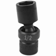 SK - Impact Socket - 1/4"DR 1/2" SWIVEL IMPACT SOCKET - Exact Tooling