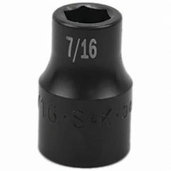 SK - Impact Socket - 1/2"DR 7/16" IMPACT SOCKET - Exact Tooling