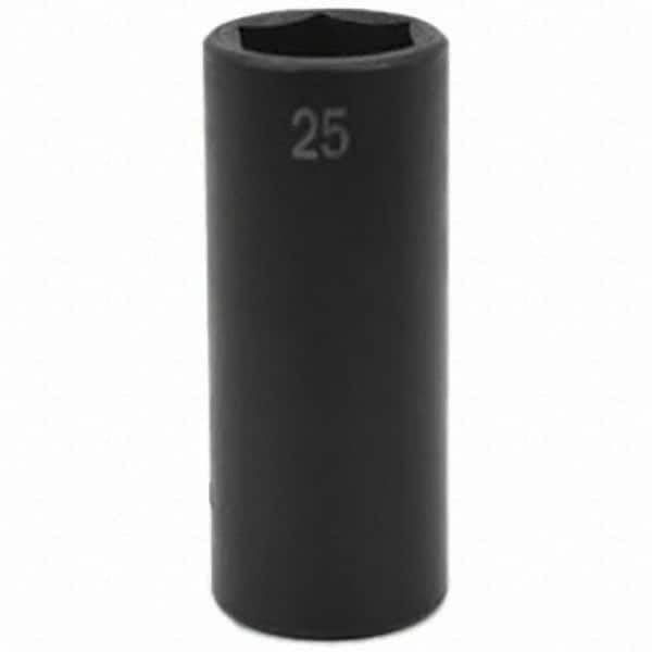 SK - Impact Socket - 1/2"DR 25MM DEEP IMPACT SOCKET - Exact Tooling