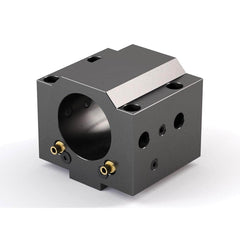 Global CNC Industries - Turret & VDI Tool Holders; Type: Mazak ID Block ; Clamping System: 94mm X 60mm ; Tool Axis: ID ; Through Coolant: No ; Additional Information: 4 Mounting Holes - Exact Tooling