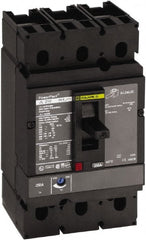 Square D - 250 Amp, 250 VDC, 600 VAC, 3 Pole, Panel Mount Molded Case Circuit Breaker - Thermal Magnetic Trip, Multiple Breaking Capacity Ratings, 3/0 AWG - Exact Tooling