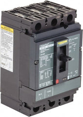Square D - 150 Amp, 250 VDC, 600 VAC, 3 Pole, Panel Mount Molded Case Circuit Breaker - Thermal Magnetic Trip, Multiple Breaking Capacity Ratings, 14-3/0 AWG - Exact Tooling