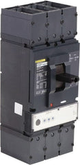 Square D - 400 Amp, 600 VAC, 3 Pole, Panel Mount Molded Case Circuit Breaker - Electronic Trip, Multiple Breaking Capacity Ratings, 2 AWG - Exact Tooling