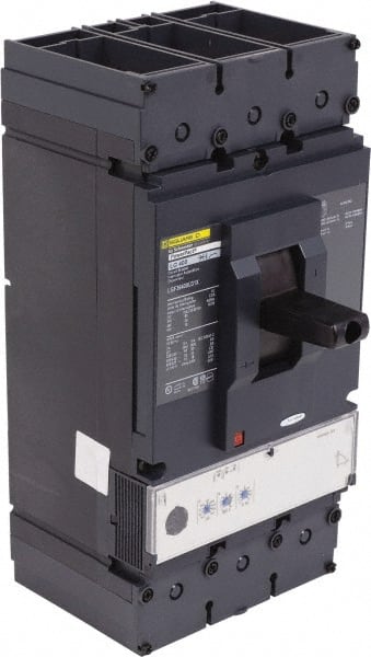 Square D - 400 Amp, 600 VAC, 3 Pole, Panel Mount Molded Case Circuit Breaker - Electronic Trip, 110mm Deep x 340mm High x 140mm Wide - Exact Tooling