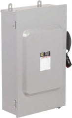 Square D - 200 Amp, 600 VAC/VDC, 3 Pole Nonfused Safety Switch - NEMA 12 & 3R, 50 hp at 600 VAC, 50 hp at 600 VDC (Single Phase), 150 hp at 600 VAC, 50 hp at 600 VDC (Triple Phase) - Exact Tooling