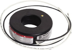 Square D - 600 Amp AC Input, 5 Amp AC Output, Panel Meter Current Transformer - Flying Lead Terminal, For Use with Ammeter, Solid State Transducer - Exact Tooling