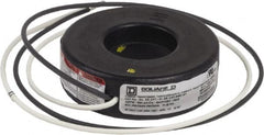 Square D - 100 Amp AC Input, 5 Amp AC Output, Panel Meter Current Transformer - Flying Lead Terminal, For Use with Ammeter, Solid State Transducer - Exact Tooling