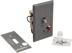 Square D - 1 Pole, 16 Amp, Open Toggle Manual Motor Starter - 1 hp at 115 VAC, 1 hp at 230 VAC, 1 hp at 277 VAC, CE, CSA & UL Listed - Exact Tooling