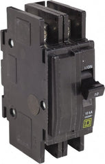 Square D - 10 Amp, 240 VAC, 2 Pole, Panel Mount Miniature Circuit Breaker - 14-2 AWG - Exact Tooling