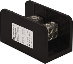 Square D - 1 Pole, 760 (Copper) Amp, Phenolic Power Distribution Block - 600 VAC, 2 Primary Connection - Exact Tooling