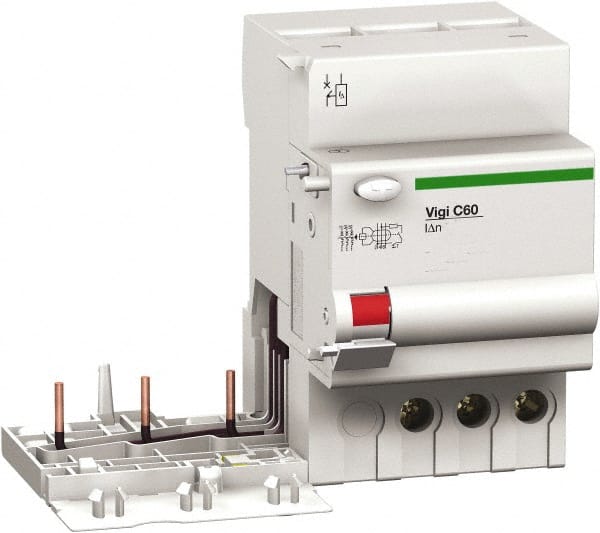 Schneider Electric - 63 Amp Circuit Breaker Ground Fault Module - 220-415 VAC Control Voltage, Use with Multi 9 Circuit Breaker - Exact Tooling