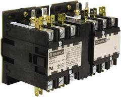 Square D - 3 Pole, 40 Amp Inductive Load, 110 Coil VAC at 50 Hz and 120 Coil VAC at 60 Hz, Reversible Definite Purpose Contactor - Exact Tooling