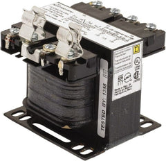 Square D - 50 VA, Top Mount Fuse Block Control Transformer - 50/60 Hz, 3.09 Inch Deep x 2.58 Inch High - Exact Tooling