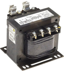 Square D - 150 VA, Top Mount Fuse Block Control Transformer - 50/60 Hz, 3.59 Inch Deep x 3.2 Inch High - Exact Tooling