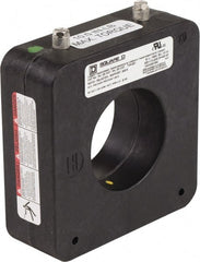 Square D - 600 Amp AC Input, 5 Amp AC Output, Panel Meter Donut Current Transformer - Screw Terminal - Exact Tooling