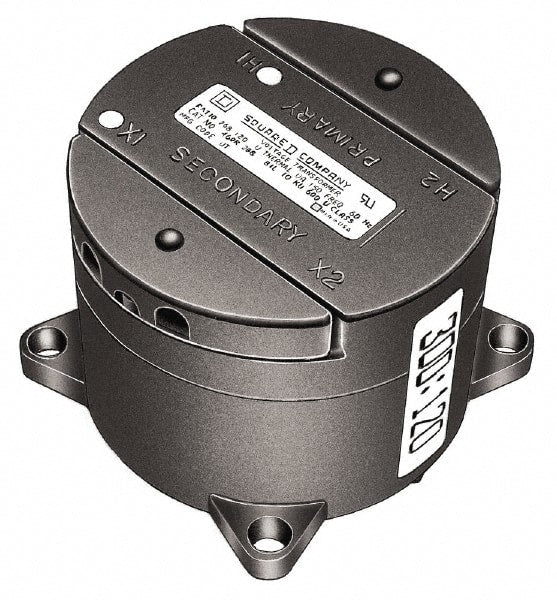 Square D - 1 Phase, 288 Volt Input, 120 Volt Output, 150 VA, General Purpose Transformer - 1 NEMA Rating, Indoor - Exact Tooling