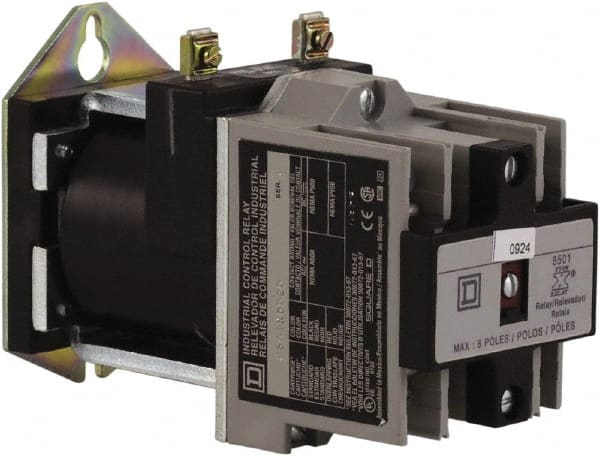 Square D - 2NO, 600 VAC Control Relay - Panel Mount - Exact Tooling