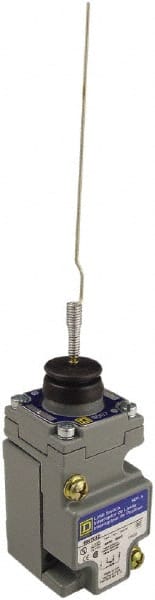 Square D - SPDT, NC/NO, 600 Volt Screw Terminal, Cat Whisker Actuator, General Purpose Limit Switch - 1, 2, 4, 6, 12, 13, 6P NEMA Rating, IP67 IPR Rating - Exact Tooling