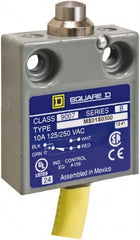 Square D - SPDT, NC/NO, Prewired Terminal, Plunger Actuator, General Purpose Limit Switch - 1, 2, 4, 6, 6P NEMA Rating, IP67 IPR Rating, 80 Ounce Operating Force - Exact Tooling