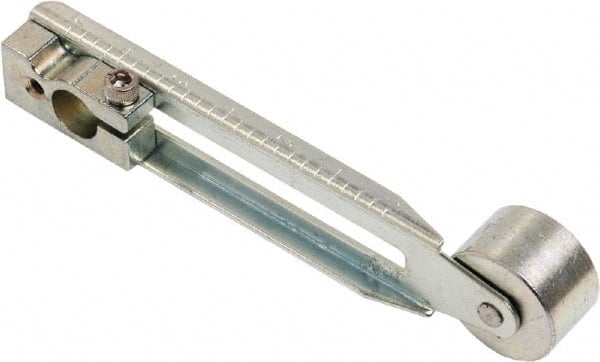 Square D - 0.88-4 Inch Long, Steel Body, Limit Switch Lever Arm - Iron Roller, For Use with Limit Switches - Exact Tooling