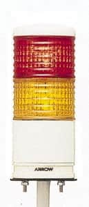 Schneider Electric - LED Lamp, Orange, Red, Flashing and Steady, Preassembled Stackable Tower Light Module Unit - 24 VDC, 200 Milliamp, IP54 Ingress Rating, Base Mount - Exact Tooling