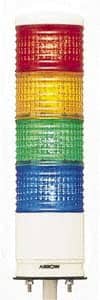 Schneider Electric - LED Lamp, Blue, Green, Orange, Red, Flashing and Steady, Preassembled Stackable Tower Light Module Unit - 24 VDC, 400 Milliamp, IP54 Ingress Rating, Base Mount - Exact Tooling
