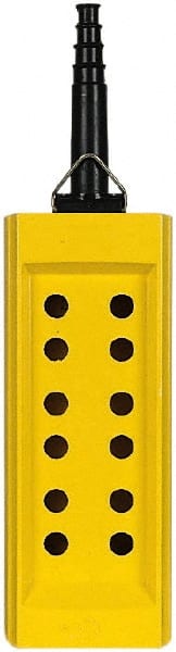 Square D - 12 Hole, Glass Reinforced Polyester Pushbutton Switch Enclosure - Exact Tooling