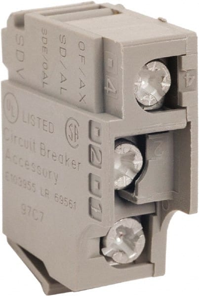 Square D - Circuit Breaker Auxiliary Switch - Use with Circuit Breaker - Exact Tooling