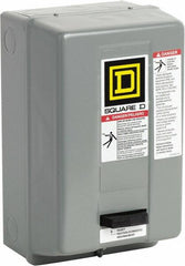 Square D - 208 Coil VAC at 60 Hz, 18 Amp, Nonreversible Enclosed Enclosure NEMA Motor Starter - 3 hp at 1 Phase, 1 Enclosure Rating - Exact Tooling