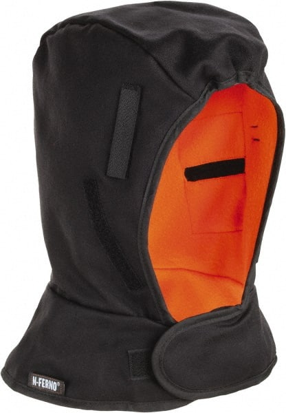 Ergodyne - Black, Underneath Hard Hat Winter Liner - Shoulder Length, 2 Layer - Exact Tooling