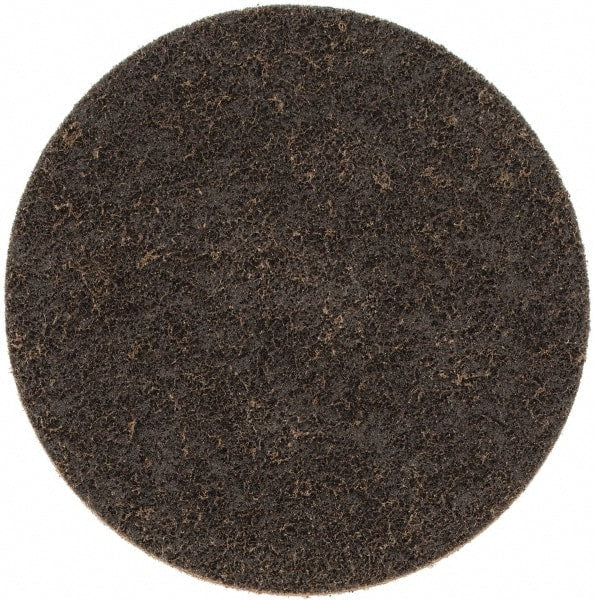 Merit Abrasives - 8" Diam, 50 Grit, Aluminum Oxide Hook & Loop Disc - Coarse Grade, Nonwoven, - Exact Tooling