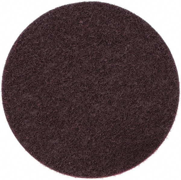 Merit Abrasives - 8" Diam, 80 Grit, Aluminum Oxide Hook & Loop Disc - Medium Grade, Nonwoven, - Exact Tooling