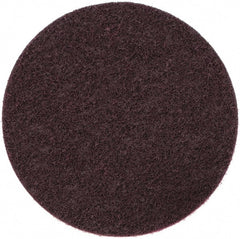 Merit Abrasives - 8" Diam, 80 Grit, Aluminum Oxide Hook & Loop Disc - Medium Grade, Nonwoven, - Exact Tooling