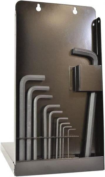 Bondhus - 10 Piece L-Key Ball End Hex Key Set - Hex Range 1.5 to 12mm, 13" OAL, Protanium High Torque Steel - Exact Tooling