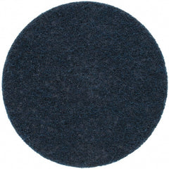 Merit Abrasives - 4" Disc Diam, 150 Grit, Aluminum Oxide Quick Change Disc - Type R Attaching System, Nonwoven, Blue, Very Fine Grade, 15,000 RPM - Exact Tooling