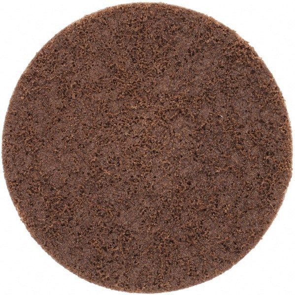 Norton - 4" Disc Diam, 80 Grit, Aluminum Oxide Quick Change Disc - Type S Attaching System, Nonwoven, Brown, Coarse Grade, 15,000 RPM - Exact Tooling