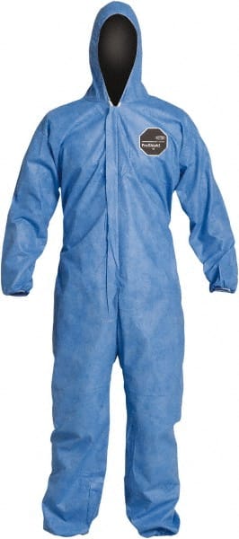 Dupont - 25-Pack Size L Film Laminate General Purpose Coveralls - Exact Tooling