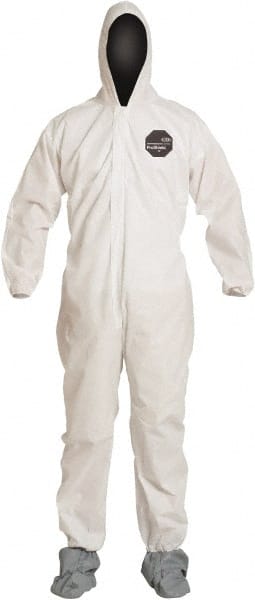 Dupont - 25-Pack Size XL Film Laminate General Purpose Coveralls - Exact Tooling