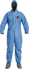 Dupont - 25-Pack Size L Film Laminate General Purpose Coveralls - Exact Tooling