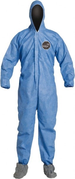 Dupont - 25-Pack Size 3XL Film Laminate General Purpose Coveralls - Exact Tooling
