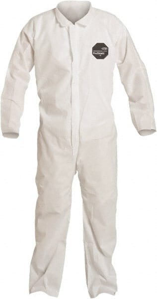 Dupont - 25-Pack Size XL Film Laminate General Purpose Coveralls - Exact Tooling