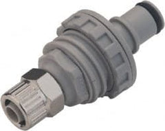 CPC Colder Products - 1/4" Nominal Flow, Male, Nonspill Quick Disconnect Coupling - 120 Max psi, 32 to 160°F, Polypropylene Coupling - Exact Tooling