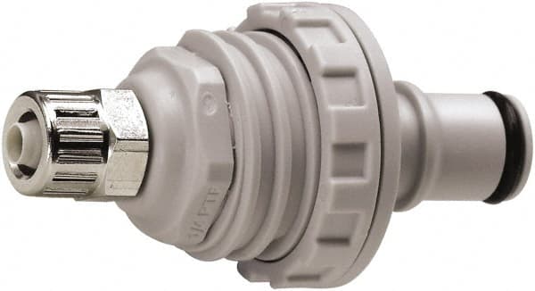 CPC Colder Products - 1/4" Nominal Flow, Male, Nonspill Quick Disconnect Coupling - 120 Max psi, 32 to 160°F, Polypropylene Coupling - Exact Tooling
